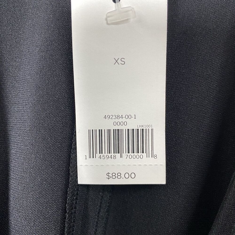 Forth & Towne Prize XS Short Sleeve little Black Dress v-neck extra small - Picture 4 of 11